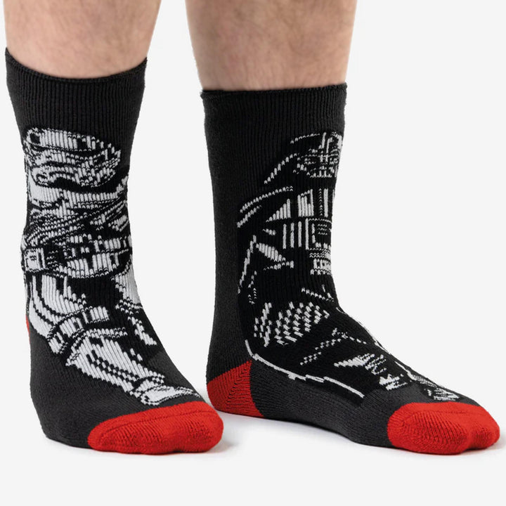 4 Pairs Kids Winter Lite Star Wars Socks: Thermal Fun Novelty Socks