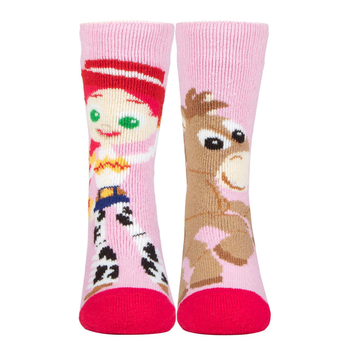 2 Pack Kids Toy Story Socks: Novelty Thermal Warm Woody Disney Socks