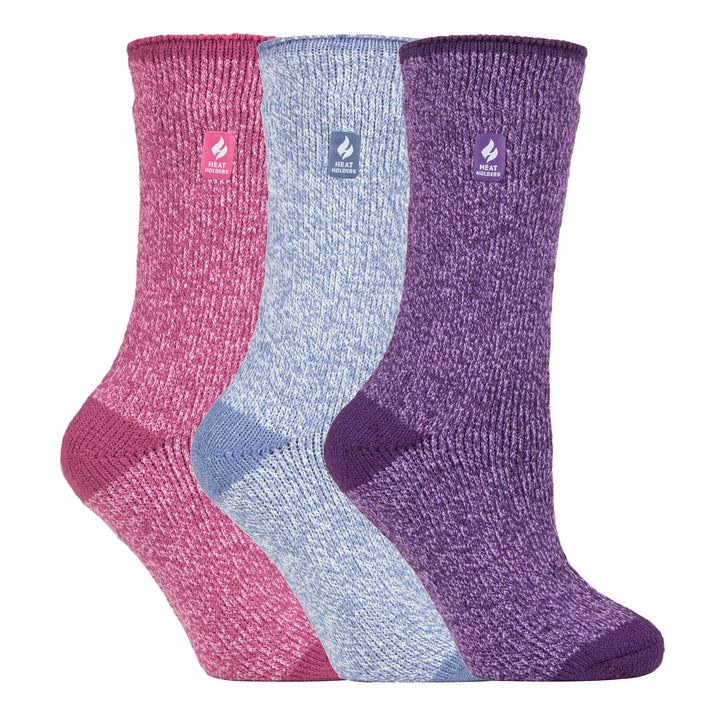 Set of 3 Insulated Thermal Ladies Socks for Ultimate Cold Weather Comfort
