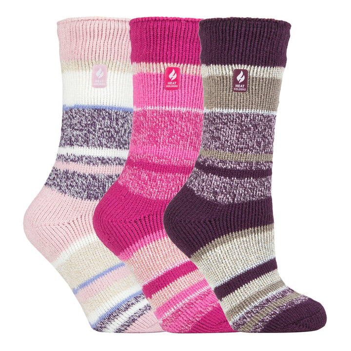 Set of 3 Insulated Thermal Ladies Socks for Ultimate Cold Weather Comfort