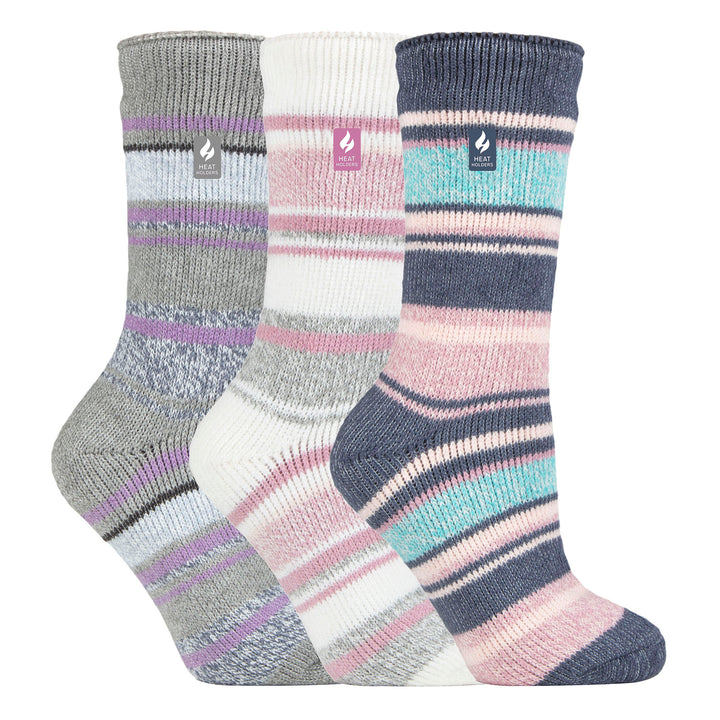 Set of 3 Insulated Thermal Ladies Socks for Ultimate Cold Weather Comfort