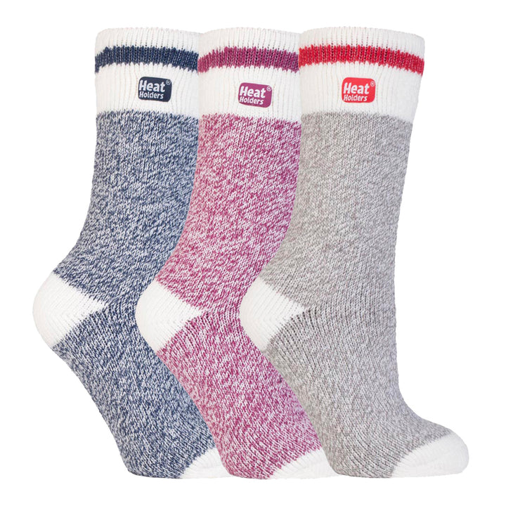 Set of 3 Insulated Thermal Ladies Socks for Ultimate Cold Weather Comfort