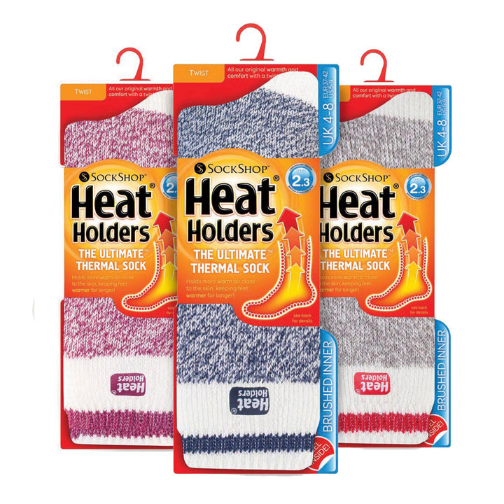 Set of 3 Insulated Thermal Ladies Socks for Ultimate Cold Weather Comfort