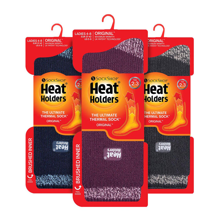 Set of 3 Insulated Thermal Ladies Socks for Ultimate Cold Weather Comfort