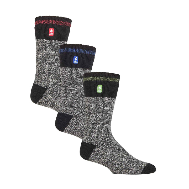 3 Pack Mens Insulated Thermal Socks for Winter