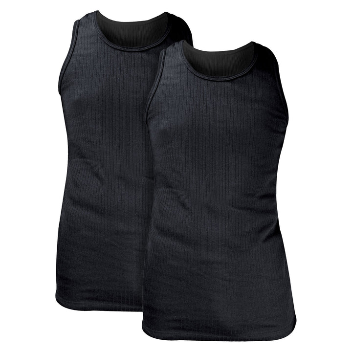 2 Pack Mens Sleeveless Thermal Top for Winter