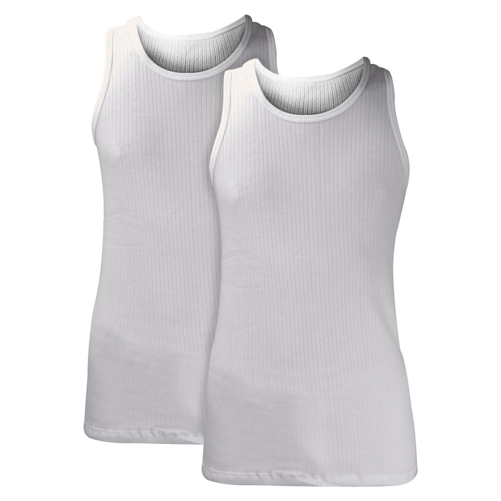 2 Pack Mens Sleeveless Thermal Top for Winter