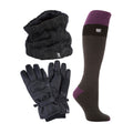 M-L / Charcoal / Purple