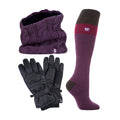 M-L / Purple / Charcoal