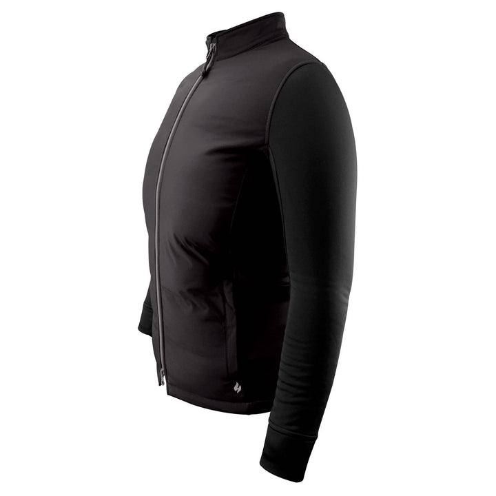Isolierte Hybridjacke für Damen im Winter | Wasserdichter Mantel mit Fleecefutter