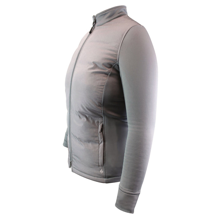 Isolierte Hybridjacke für Damen im Winter | Wasserdichter Mantel mit Fleecefutter