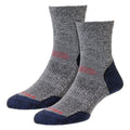 6-11 UK / Schwarzmeliert/Blau