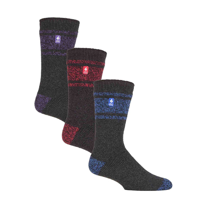 3 Pack Mens Insulated Thermal Socks for Winter