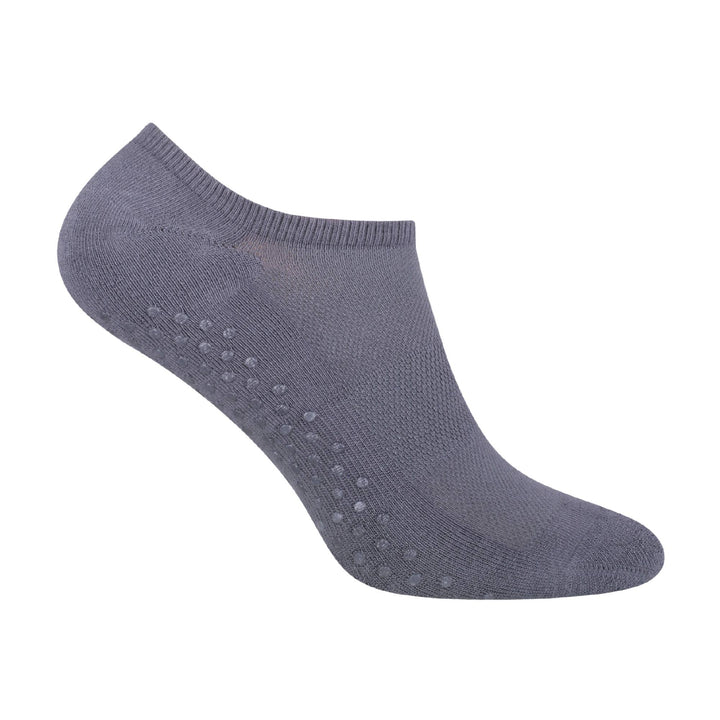 Ladies Invisible Cotton Socks with Grips for Yoga & Pilates