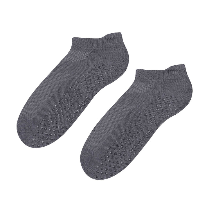 Ladies Invisible Cotton Socks with Grips for Yoga & Pilates
