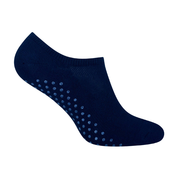 Ladies Invisible Cotton Socks with Grips for Yoga & Pilates