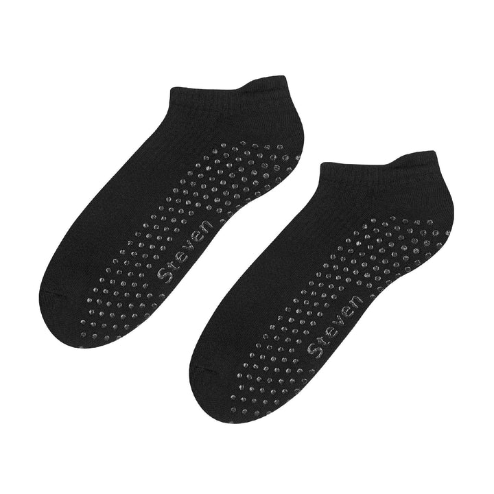 Ladies Invisible Cotton Socks with Grips for Yoga & Pilates