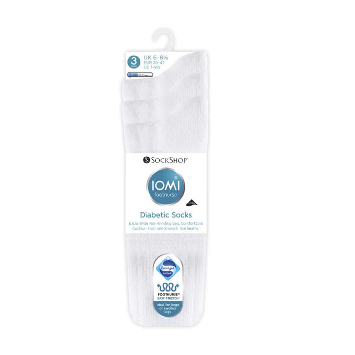 IOMI SockShop Uomo IOMDS Footnurse Gentle Grip Calze Alla Caviglia - Foto 2
