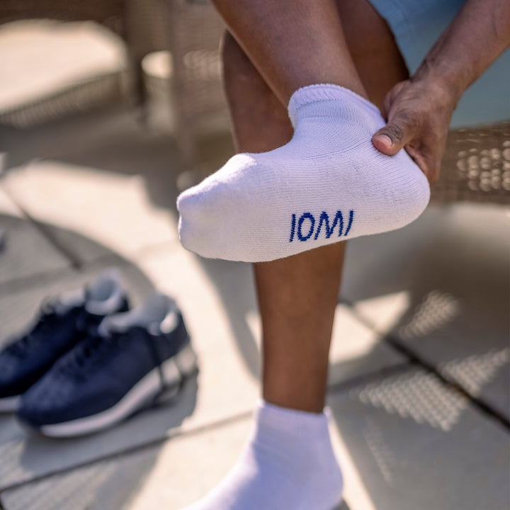 12 Pair Unisex Low-Cut Diabetic Trainer Socks: Ideal for Swollen Feet & Ankle