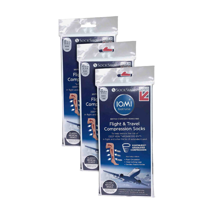 3 Pairs Mens Flight DVT Socks
