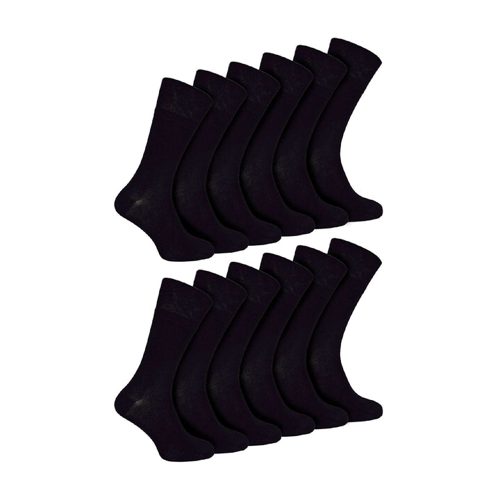 2 Pack Mens Diabetic Bamboo Extra Wide  NON ELASTIC Socks