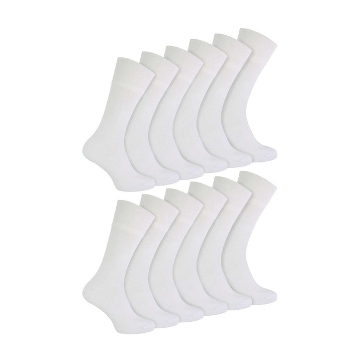 2 Pack Mens Diabetic Bamboo Extra Wide  NON ELASTIC Socks