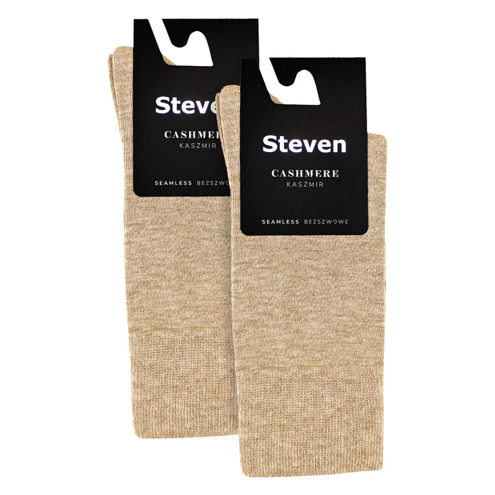 2 Pairs Mens Cashmere Socks - Luxury Soft and Warm Seamless Everyday Socks