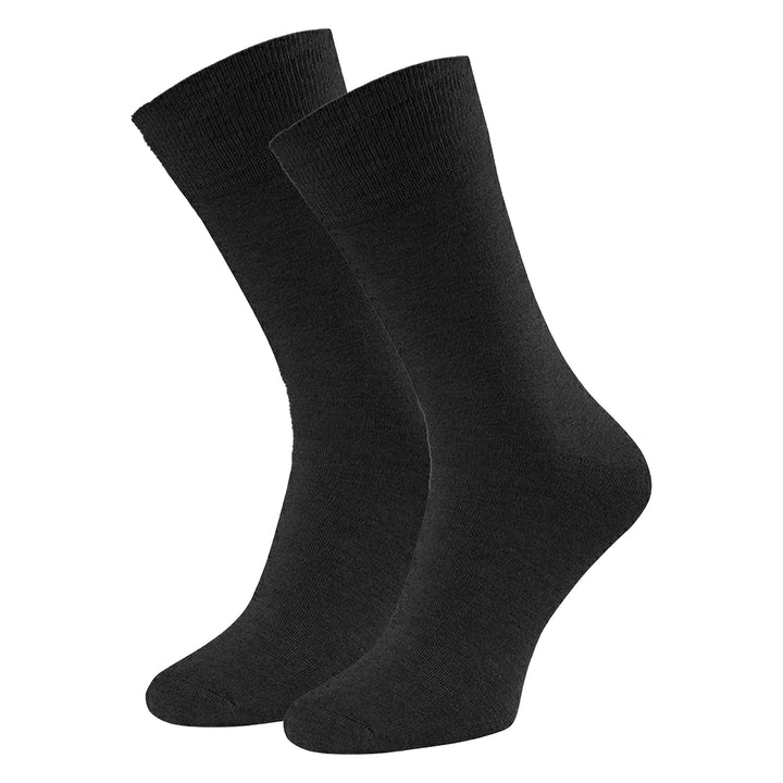 2 Pairs Mens Cashmere Socks - Luxury Soft and Warm Seamless Everyday Socks