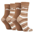 4-8 UK / Tan / Cream