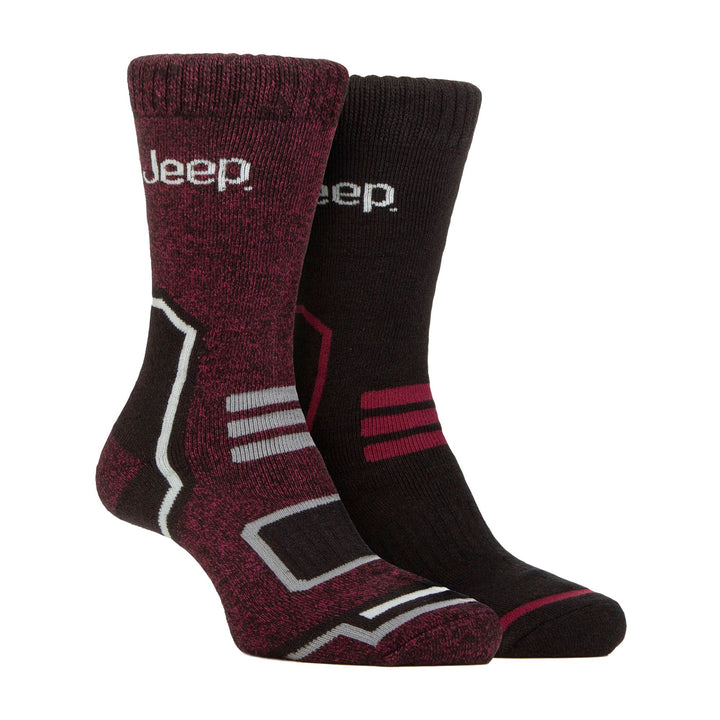 Men's 2 Pack Tech Thermal Boot Socks | Chunky Winter Performance Socks
