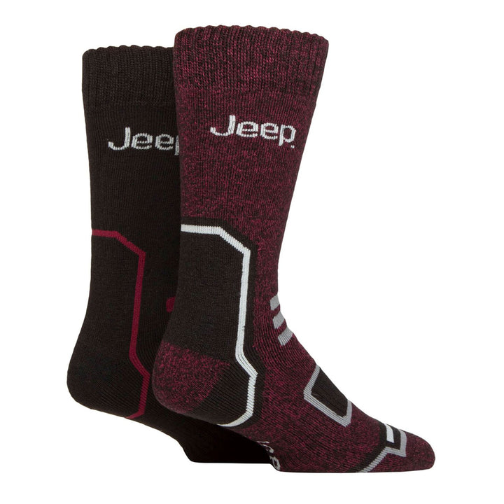 Men's 2 Pack Tech Thermal Boot Socks | Chunky Winter Performance Socks
