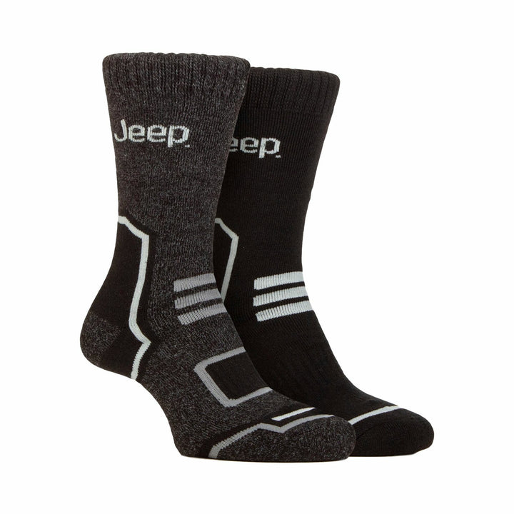 Men's 2 Pack Tech Thermal Boot Socks | Chunky Winter Performance Socks