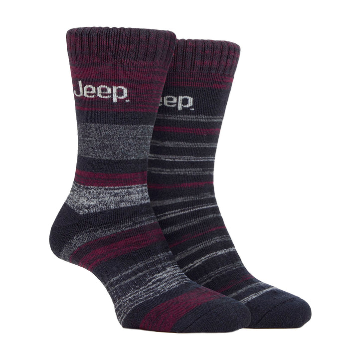 Men's 2 Pack Tech Thermal Boot Socks | Chunky Winter Performance Socks