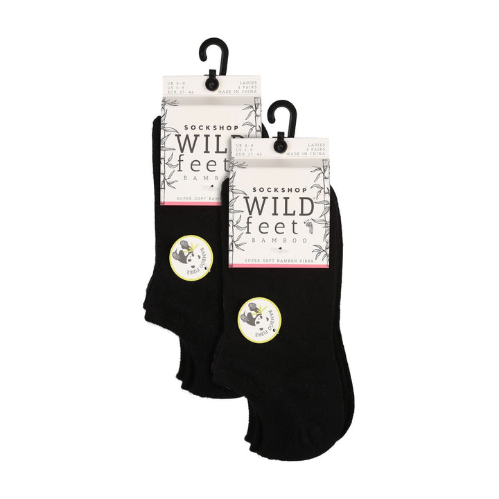 6 Pairs Ladies Breathable Bamboo Low Cut Trainer Socks