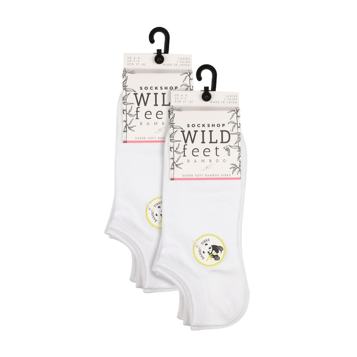 6 Pairs Ladies Breathable Bamboo Low Cut Trainer Socks