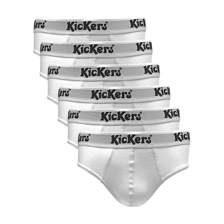 Lot de 6 slips pour homme, doux et respirants, de couleur unie