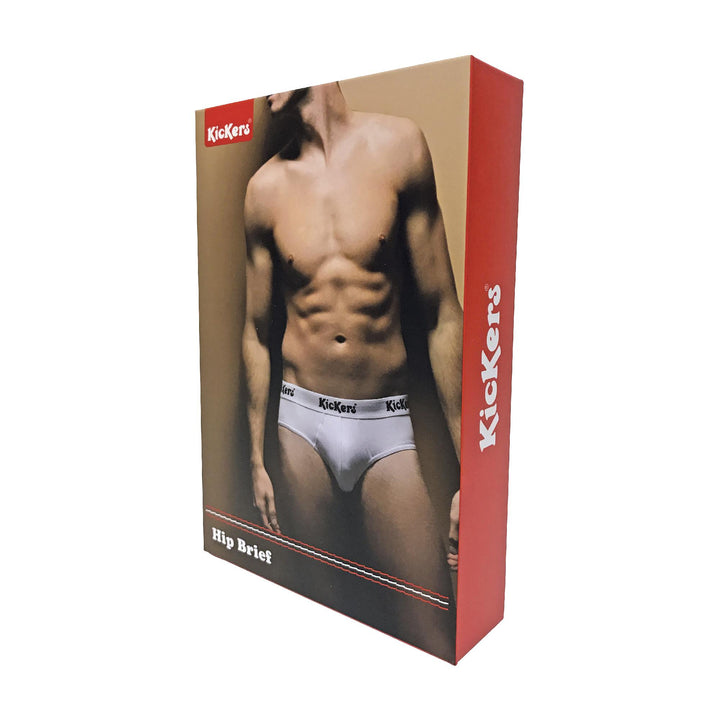 Lot de 6 slips pour homme, doux et respirants, de couleur unie