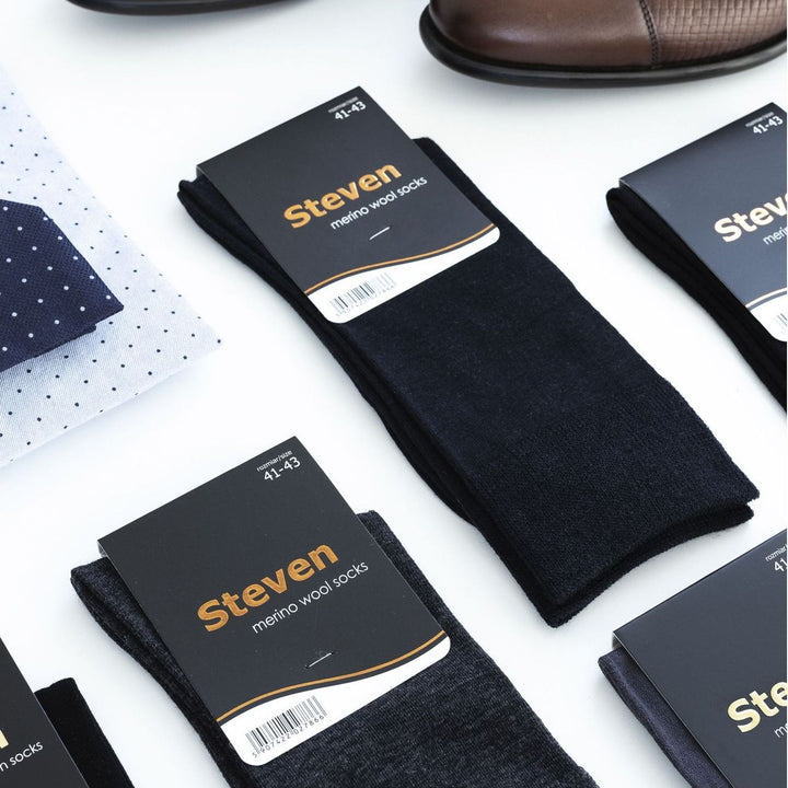 3 Pairs Mens Warm Merino Wool Socks