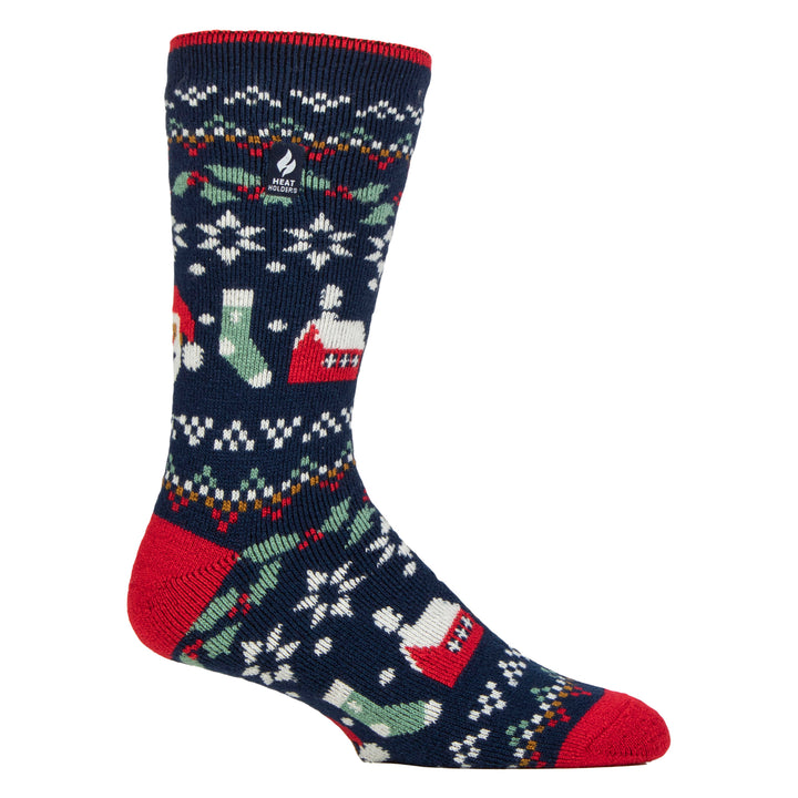 Mens Thermal Lite Christmas Novelty Socks for Winter