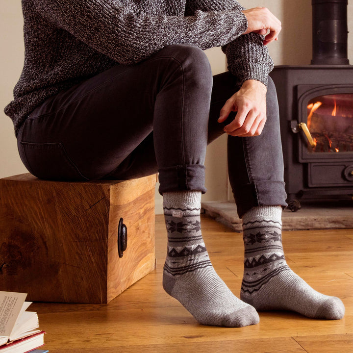 warm winter dress socks Thermal Socks for Indoor Comfort Grip Sole Cozy Warm Footwear for and Winter On Floor Protectors with Thick Feet Dress Socks for Men 30