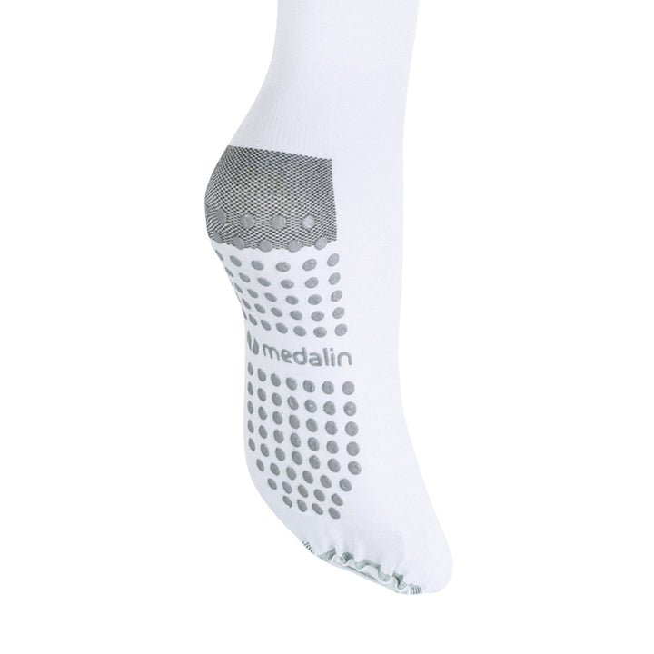 2 Pairs Graduated Compression Below the Knee Stockings with Grips