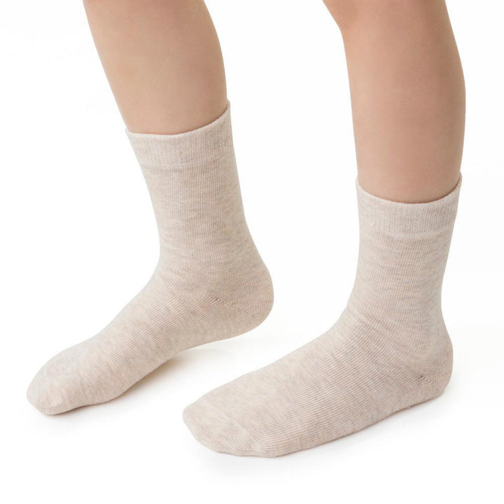 4 Pairs Childrens Organic Cotton Sensory Socks - Seamless Socks for Boys & Girls