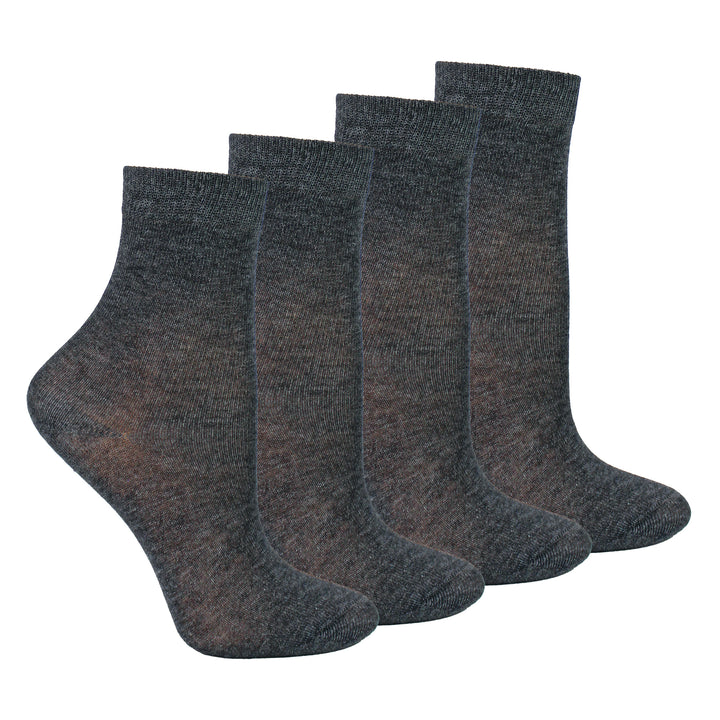 4 Pairs Childrens Organic Cotton Sensory Socks - Seamless Socks for Boys & Girls