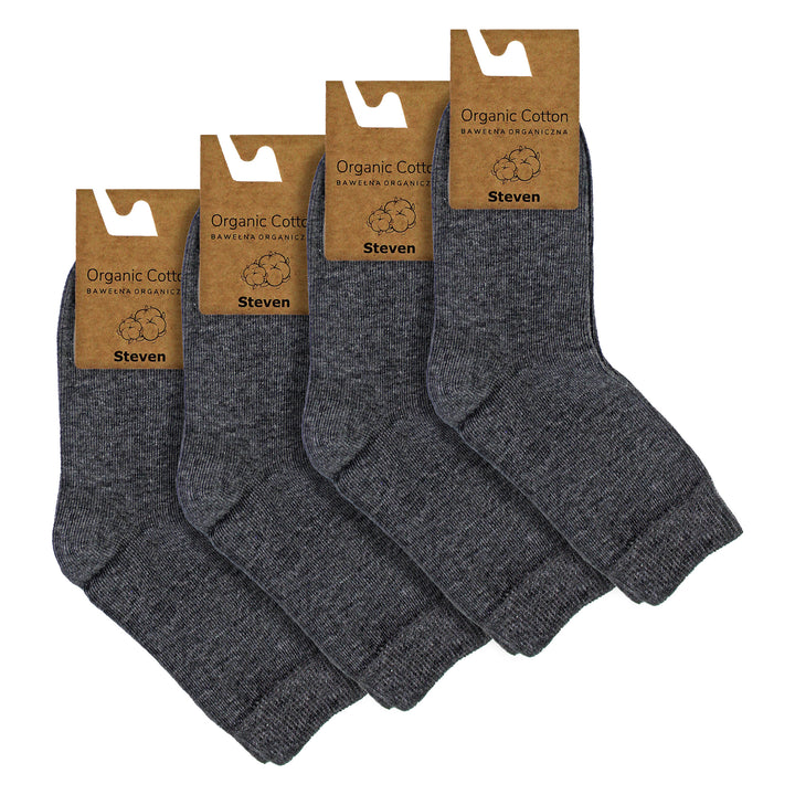 4 Pairs Childrens Organic Cotton Sensory Socks - Seamless Socks for Boys & Girls
