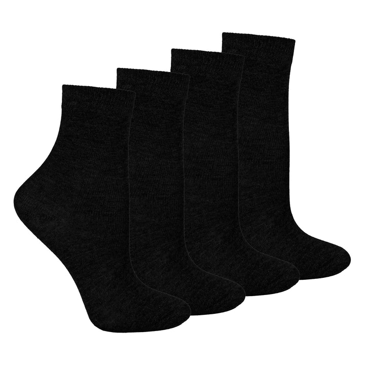 4 Pairs Childrens Organic Cotton Sensory Socks - Seamless Socks for Boys & Girls