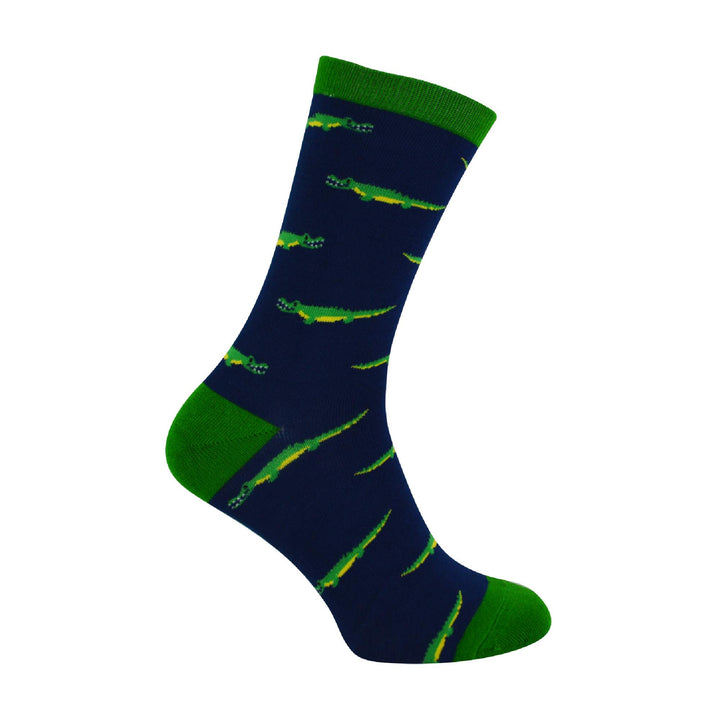 1 Pack Mens Novelty Crocodile Bamboo Socks