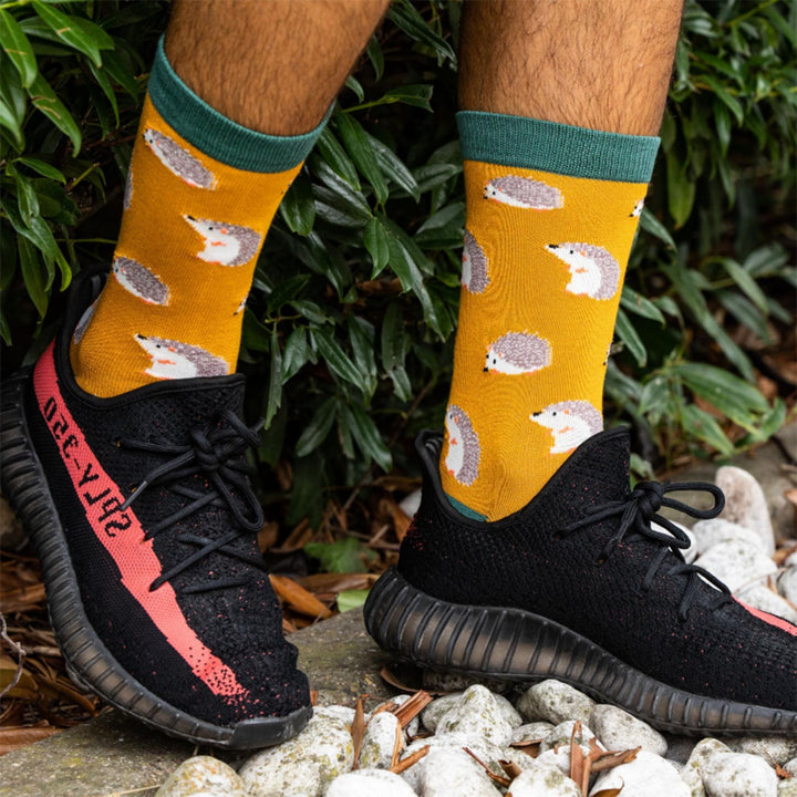1 Pack Mens Novelty Crocodile Bamboo Socks
