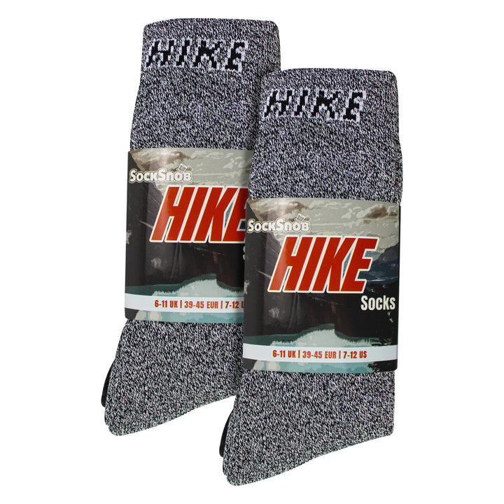 6 Pack Mens Soft Breathable Cotton Hiking Socks for Summer