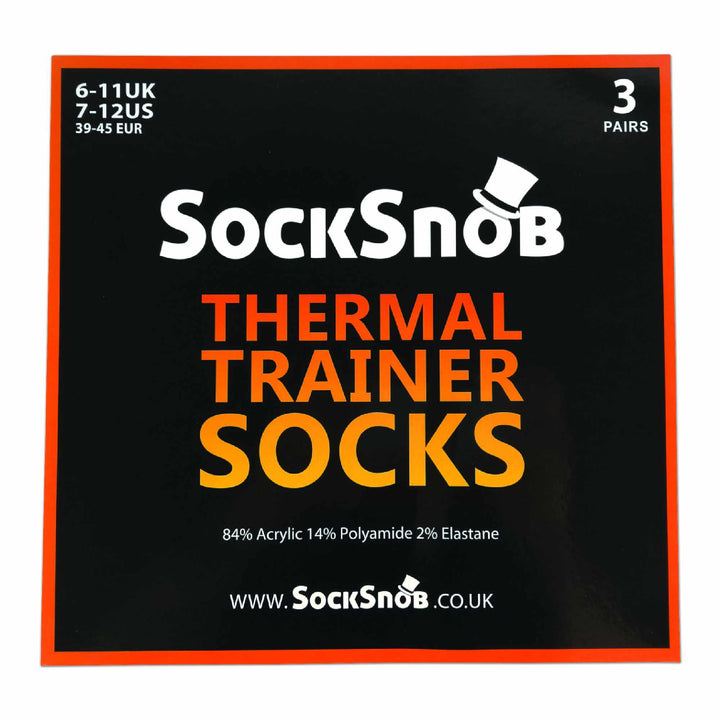 12 Pairs Mens Thermal Winter Invisible Low Cut Trainer Socks