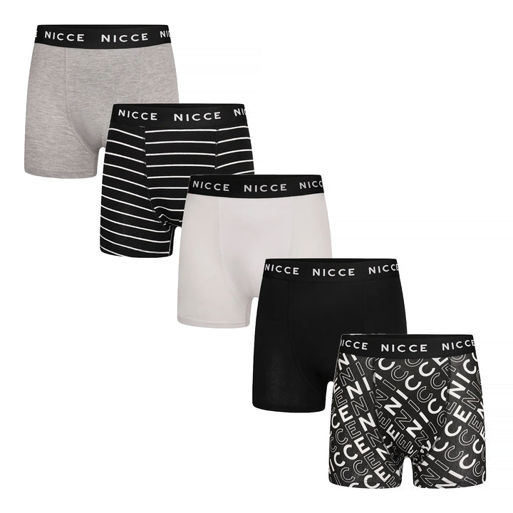 5 Pack Mens Boxers TALOX - Soft Breathable Cotton Everyday Underwear